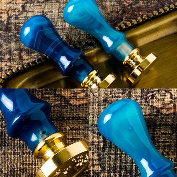 封蝋シーリングスタンプ用ハンドル 天然石 瑪瑙 ネコポスok