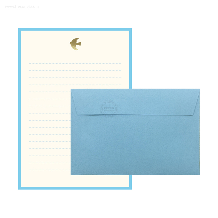 Matoka ルチア 箔押しレターセット Bird Lca 004 ネコポスok